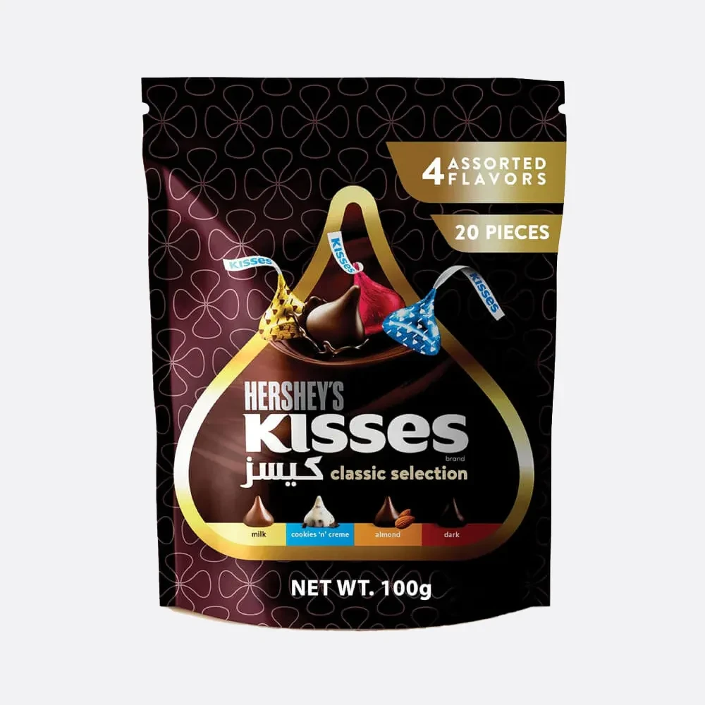 Hershey's Kisses Chocolate 4 Assorted Flavors 100G