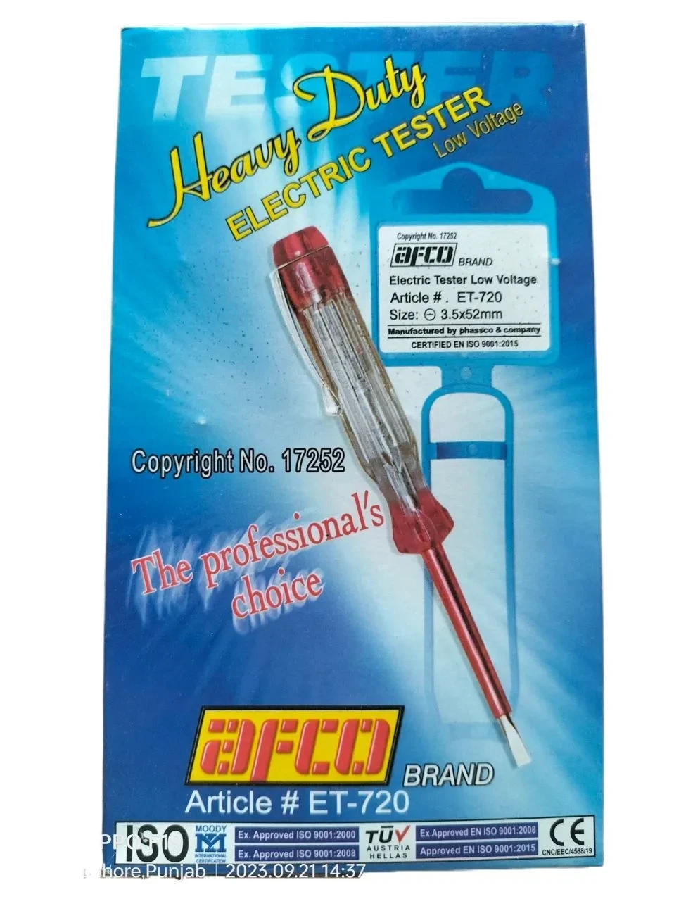 Afco Tester