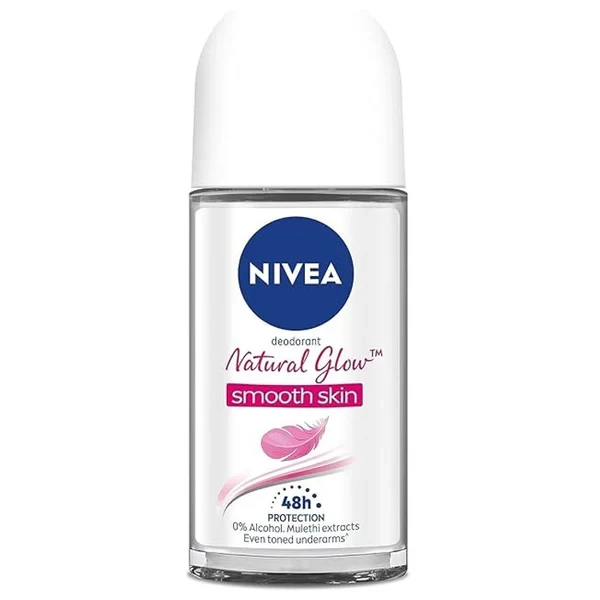 Nivea Deodorant Roll On Natural Glow Smooth Skin 50ML