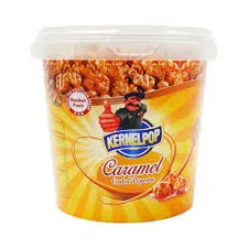 Food Town Pop Corn Jar Ready To Eat Caramel