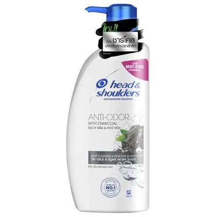 Head And Shoulders Shampoo Anti Odor With Charcoal 370ML Thailand
