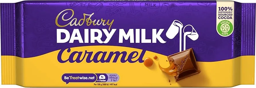 Cadbury Dairy Milk Chocolate Caramel 180G