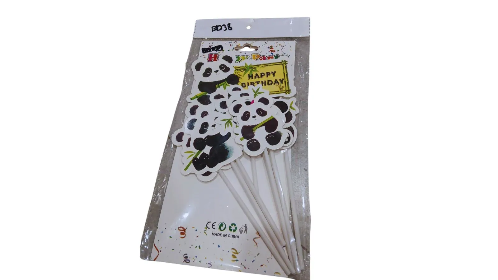 Birthday Celebration Happy Birthday Cartoon Toppers Multi