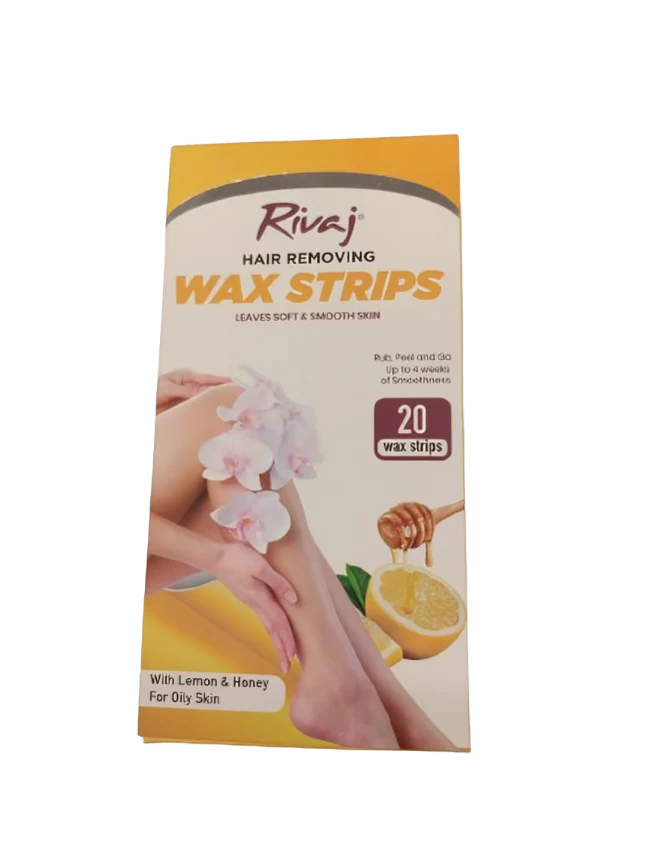 Rivaj Wax Strips 20P Body Lemon