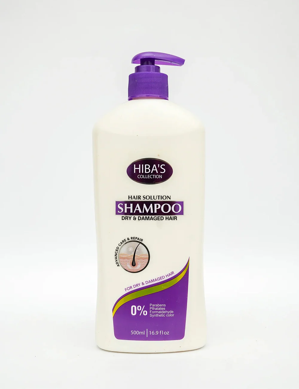 Hibas Collection Shampoo Dry And Damaged Hair 500ML