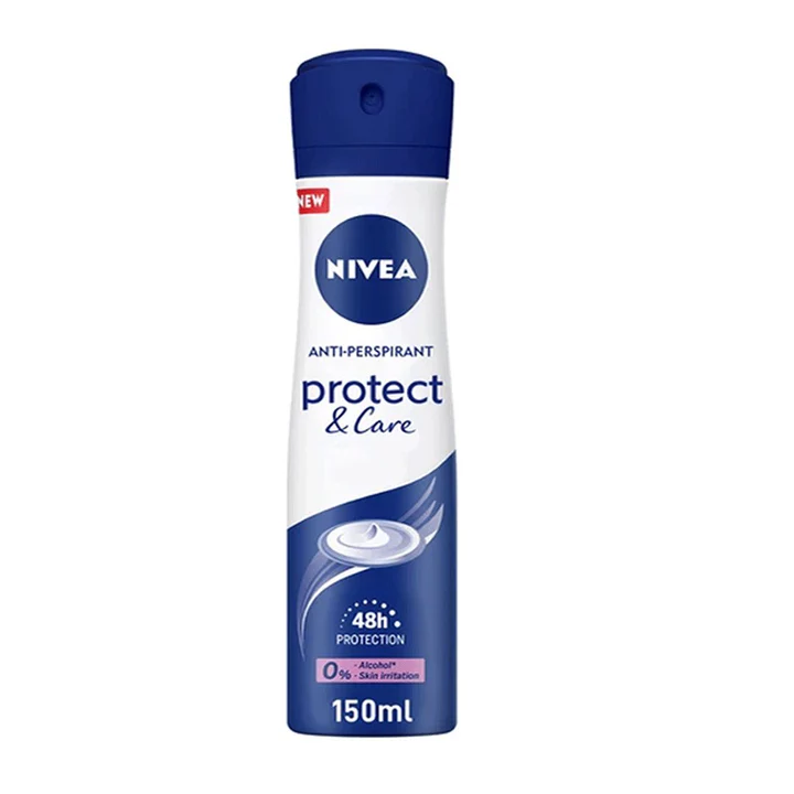 Nivea Deodorant Body Spray Protect And Care Quick Dry 150ML