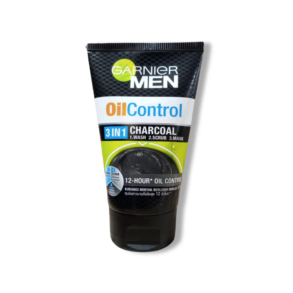 Garnier Face Wash Charcoal 3 IN 1 100ML PK