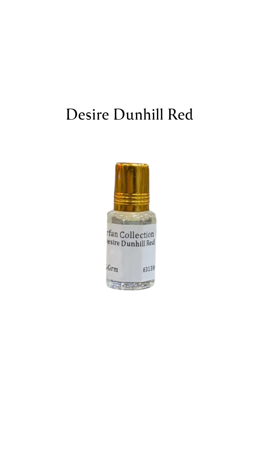 Concentrated Perfume Oil Attar Concentrated Desire Dunhill Red French Dunhill KEA 6ML