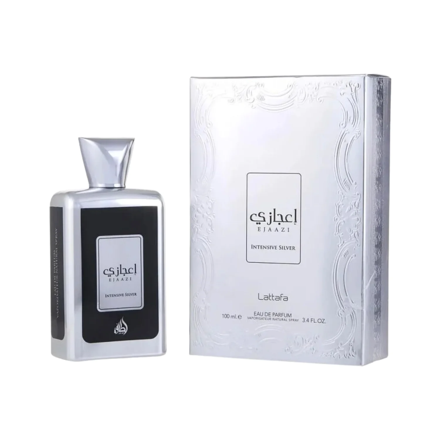 Lattafa Eau De Parfum Ejaazi Intense Silver 100Ml