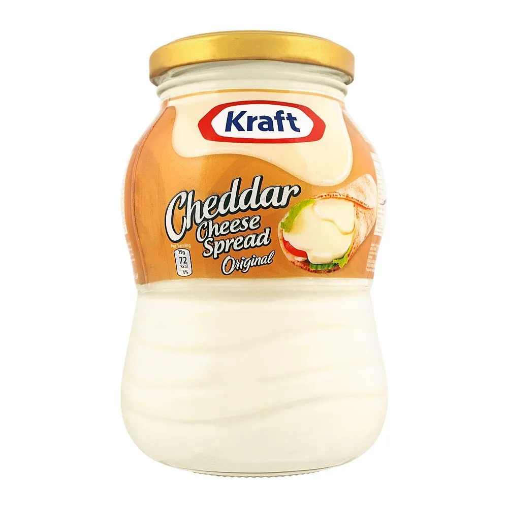Kraft Cheese Cheddar Spread Jar Original 480G