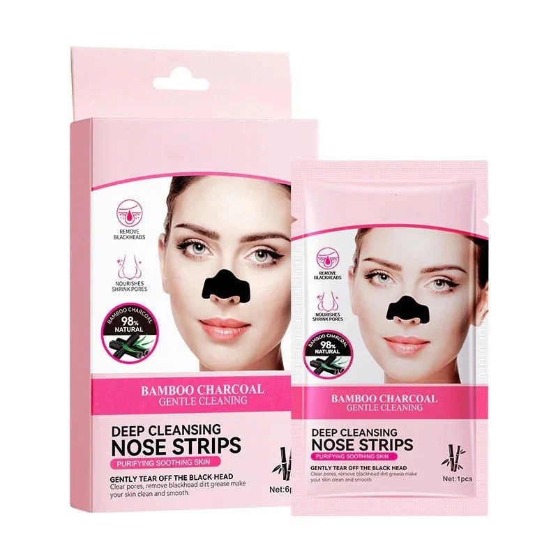 Sadoer Nose Strips Woman Bamboo Charcoal Deep Cleaning 6s