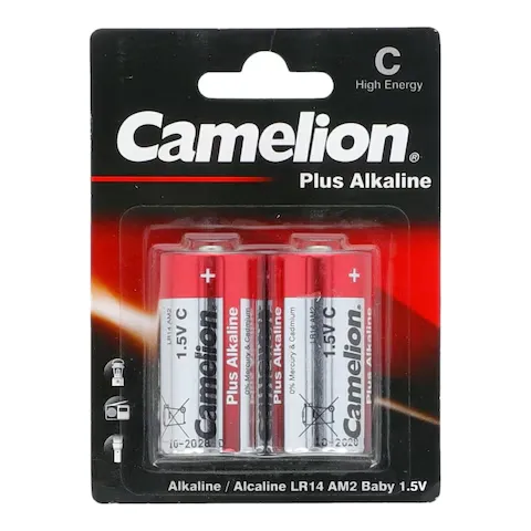 Camelion Battery D Cells Plus Alkaline