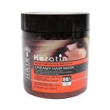 Hair Hair Mask Keratin Moisturizing And Smooth Red 500ml