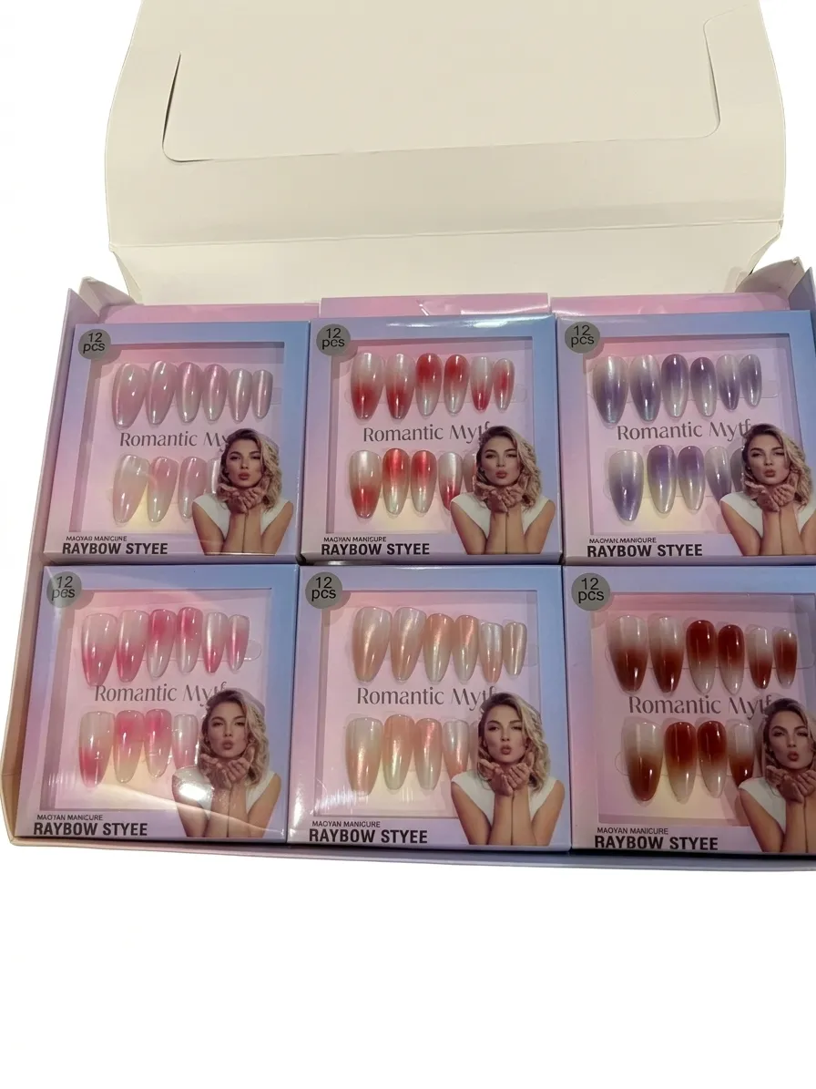 Romantic Myth Nails Pree-On Gel  24Pcs
