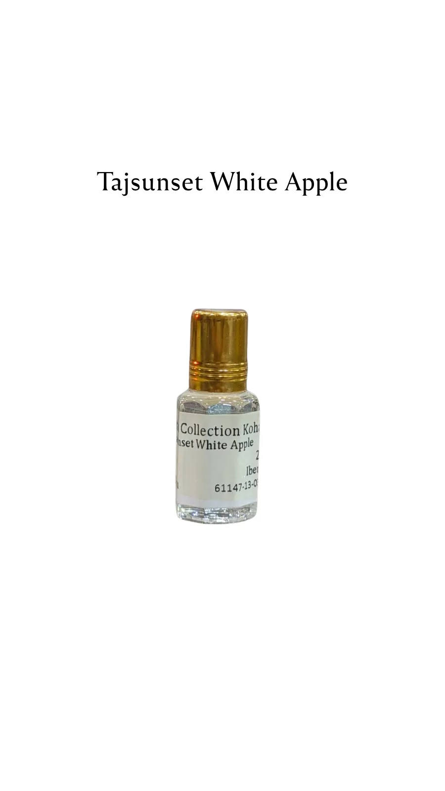 Concentrated Perfume Oil Attar Tajsunset White Apple Speacialities Escada Iberchem 6ML