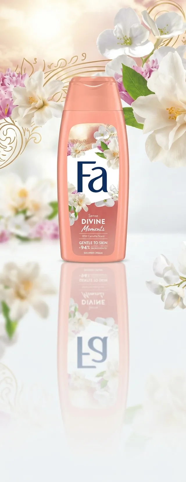 Fa Shower Cream Divine Moments Camellia Scent 400ML