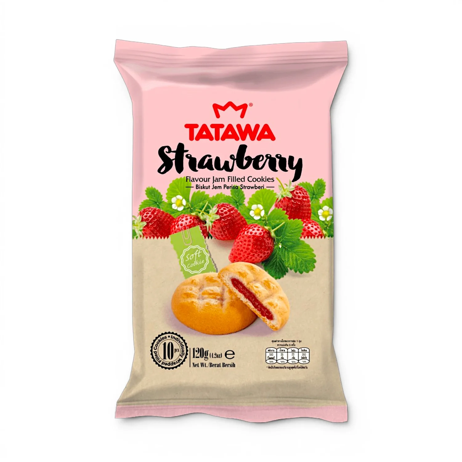Tatawa Cookies Strawberry 120G