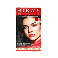 Hibas Collection Hair Colour kit Natural Black 1N