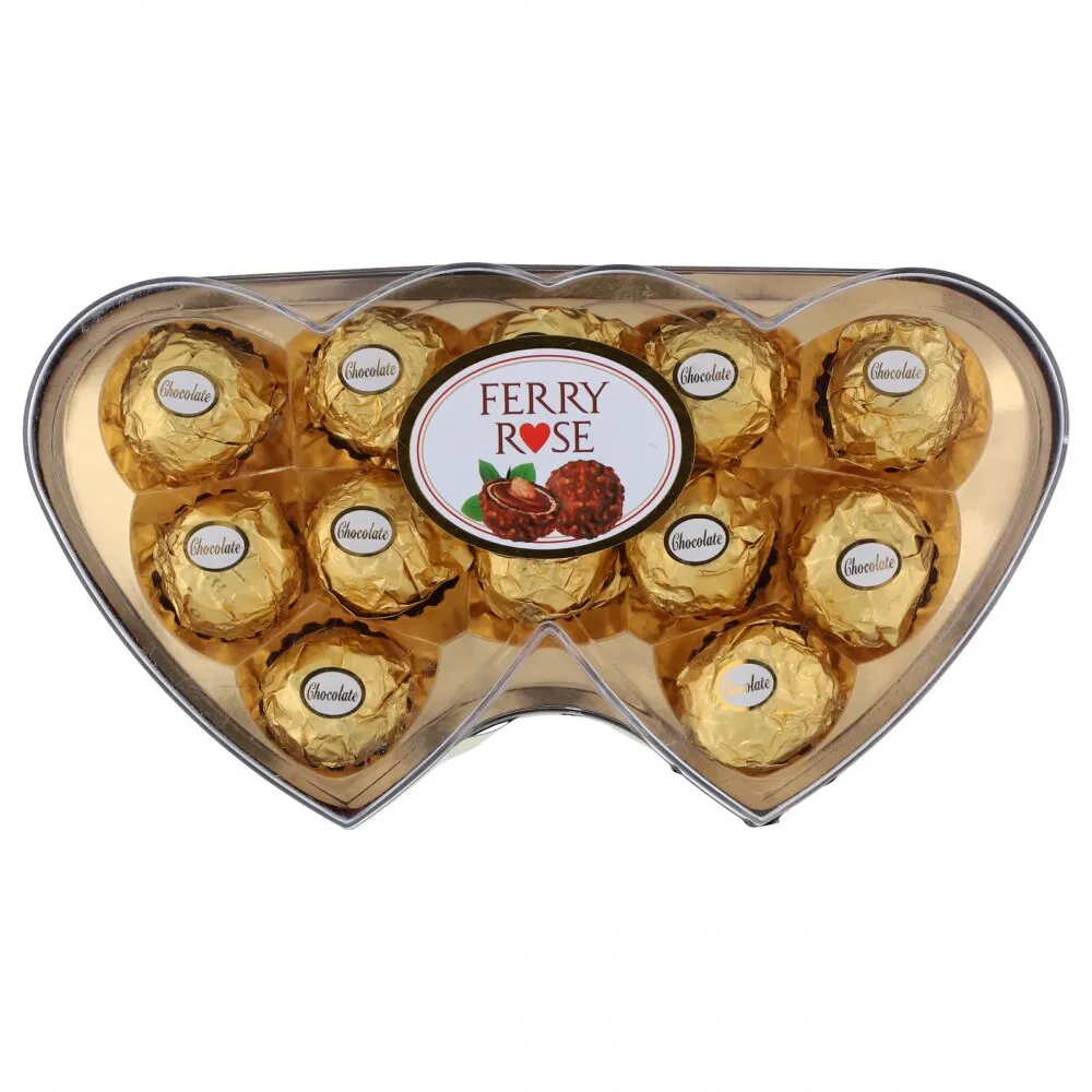 Tee Rose Chocolate T16 Twin Heart