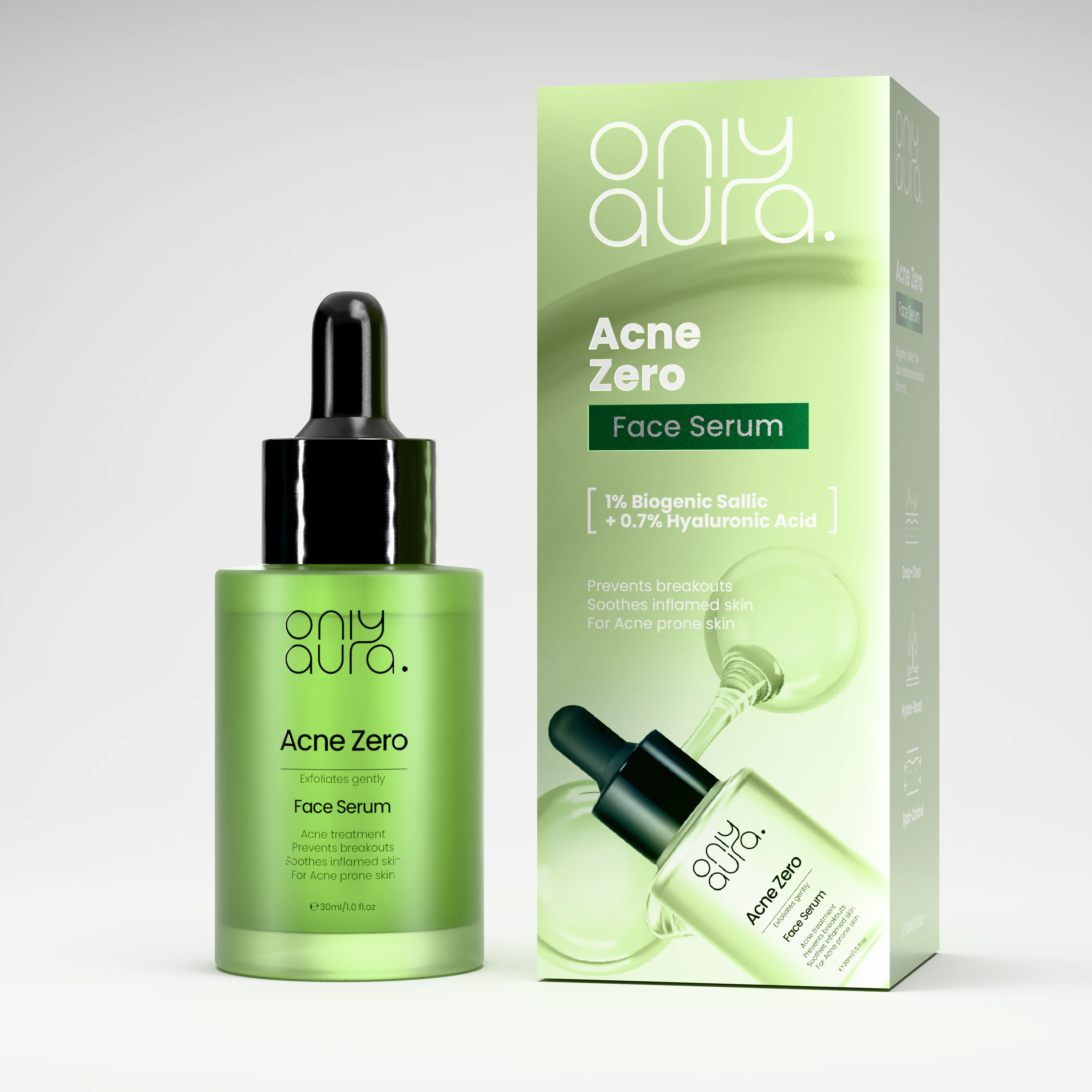 Only Aura Face Serum Acne Zero 30ML