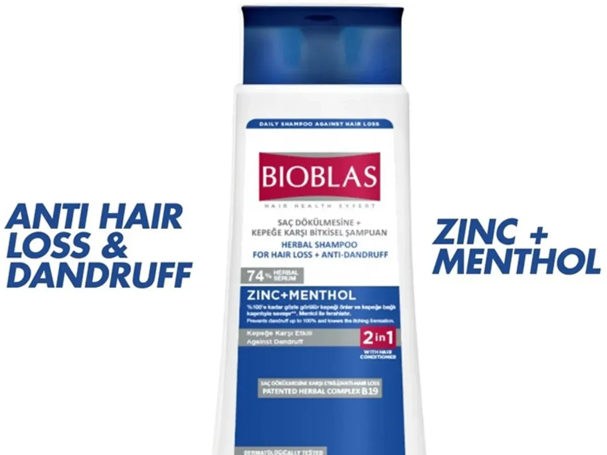 Bioblas Shampoo Caffeine+Zinc 360ML