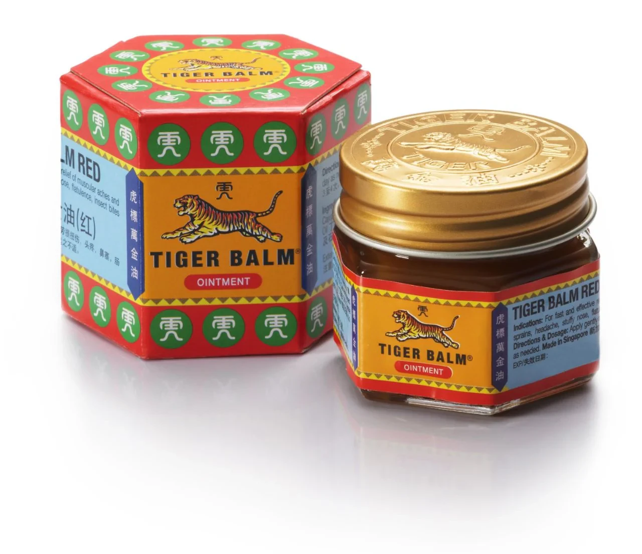 Tiger Balm Singapore Red Ointment 19G