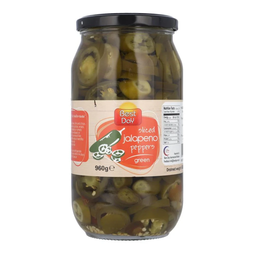 Best Day Jalapeno Peppers Sliced 960G
