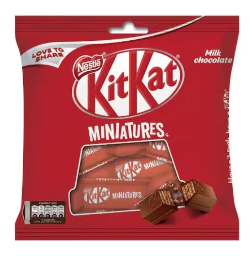 Kitkat Chocolate Pouch Miniature Milk 110G