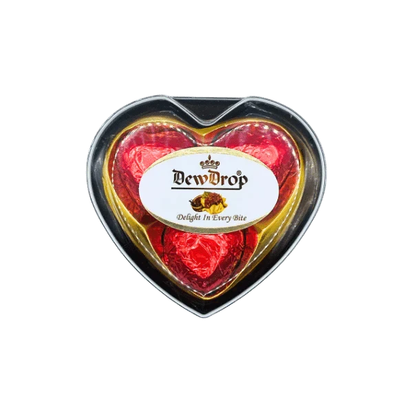 Dewdrop Chocolate T3 Heart Red