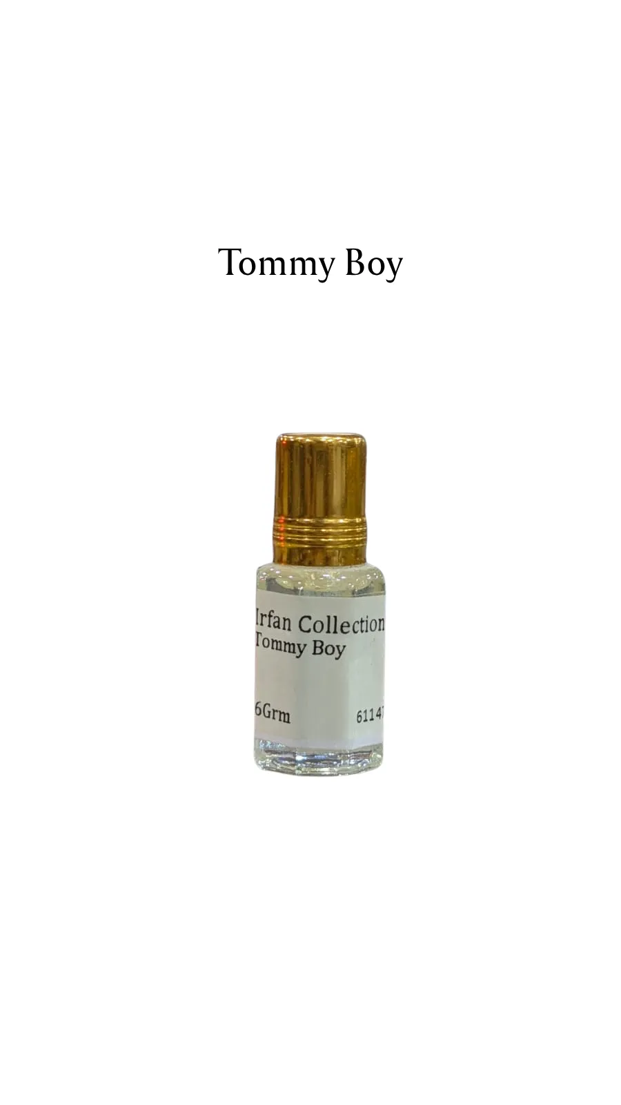 Concentrated Perfume Oil Attar Tommy Boy French Tommy Hilfiger Charabot 6ML