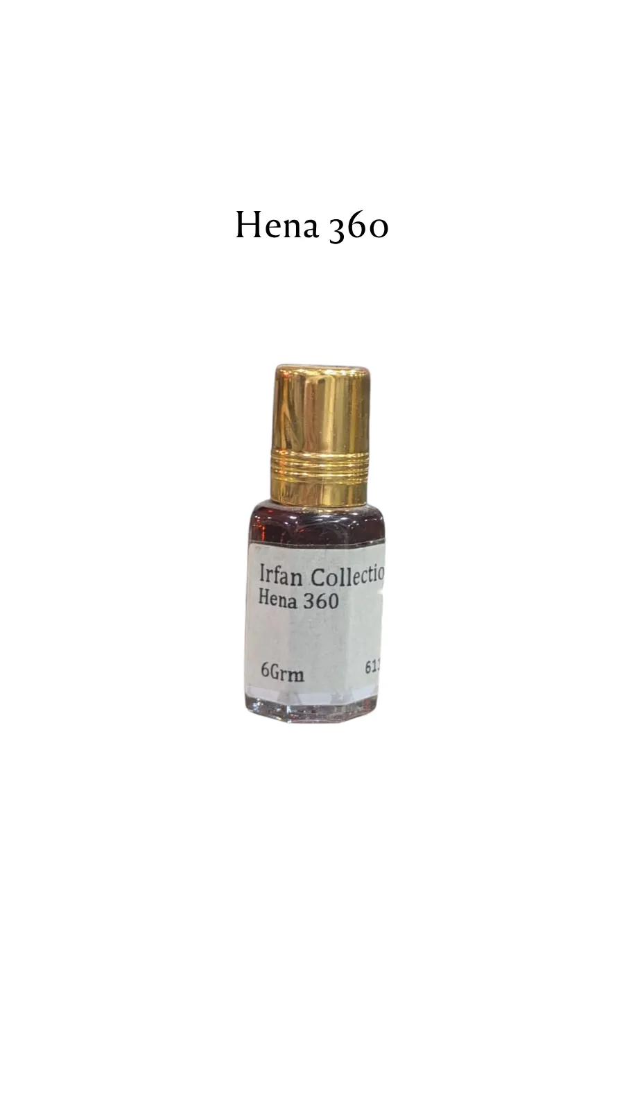 Concentrated Perfume Oil Attar Hena 360 Oriental 6ML
