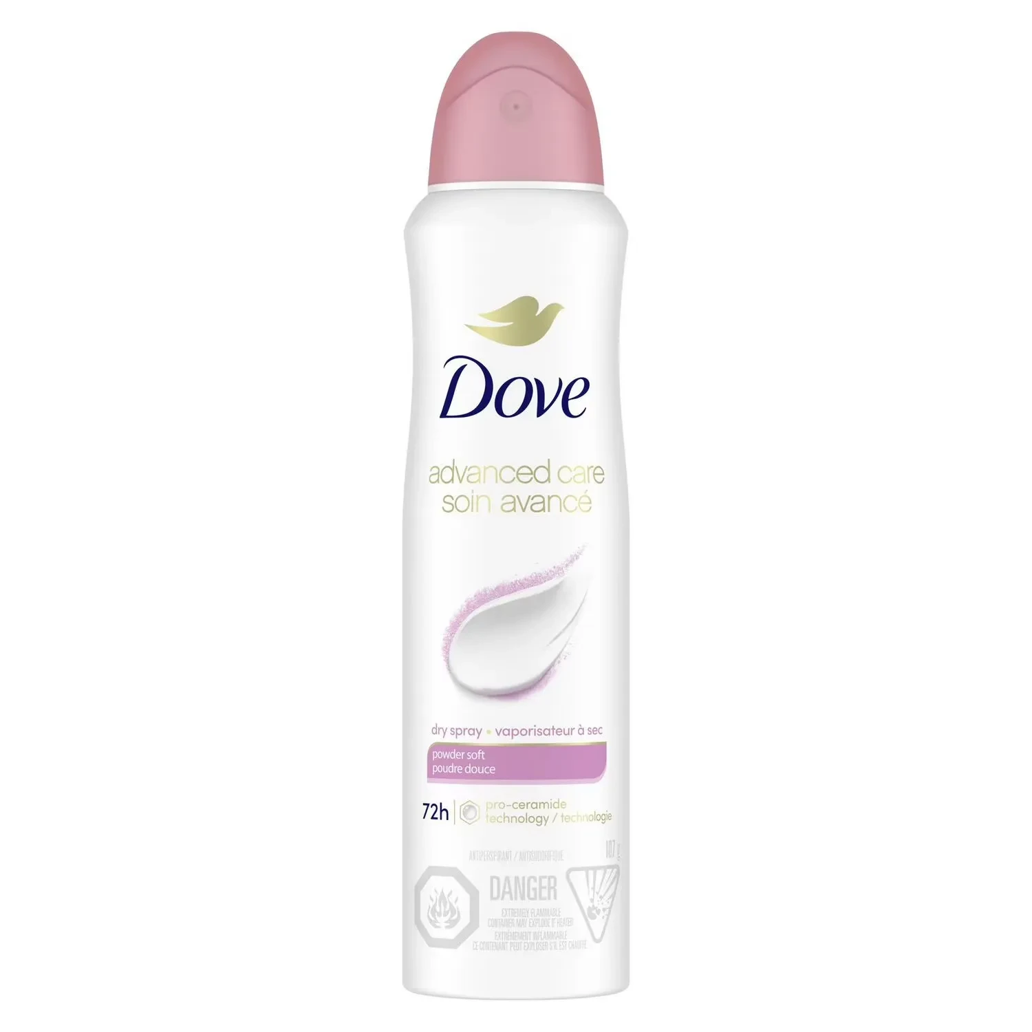 Dove Deodorant Body Spray Dry Powder Soft 107G
