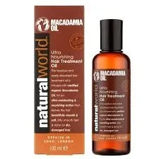 Natural World Hair Oil  Macadamia 100Ml