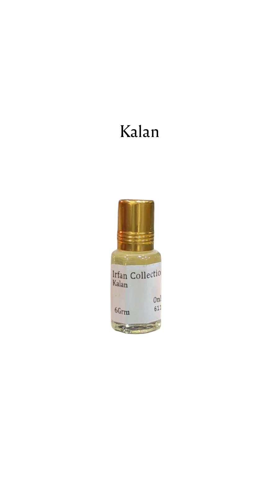 Concentrated Perfume Oil Attar Kalan French Parfum De Marly Only-F 6ML