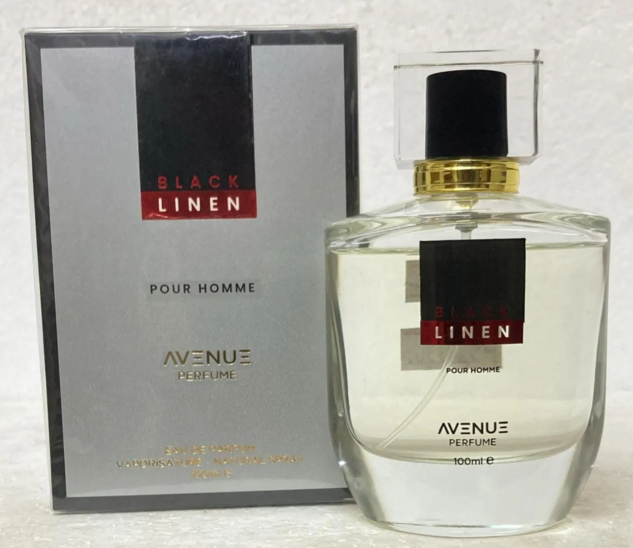 Avenue Eau De Parfum Black Linen Pour Homme 100ML