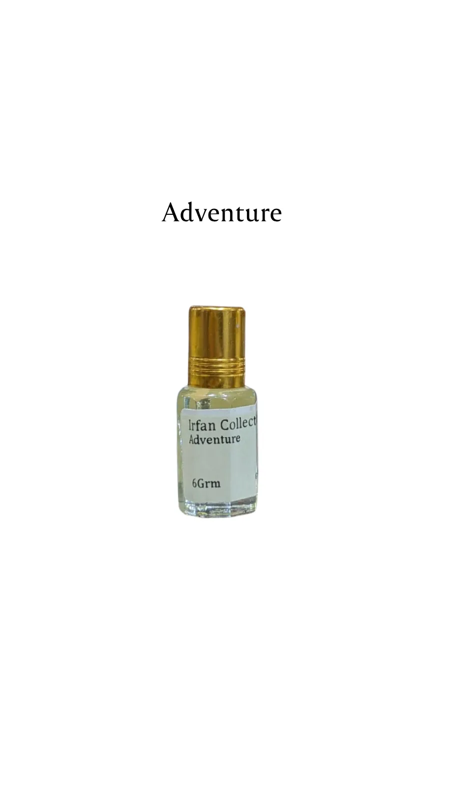 Concentrated Perfume Oil Attar Adventure French Davidoff Charabot 6ML