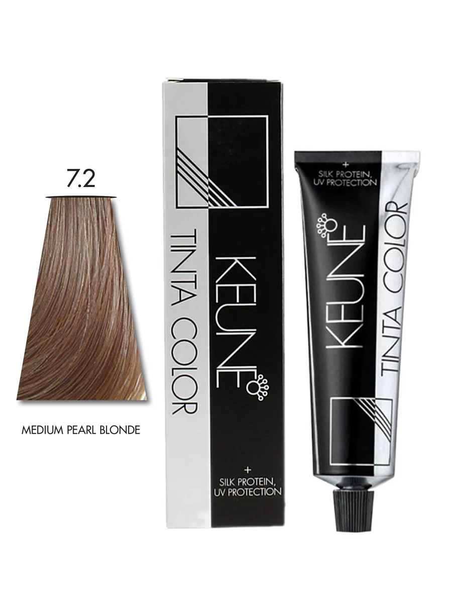 Keune Tinta Hair Color 7.2 Meduim Pearl Blonde