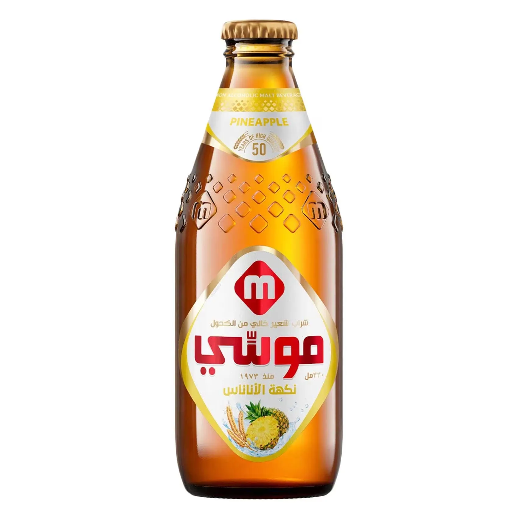 Moussy Malt Beverage Pineapple Flavored 275 ML