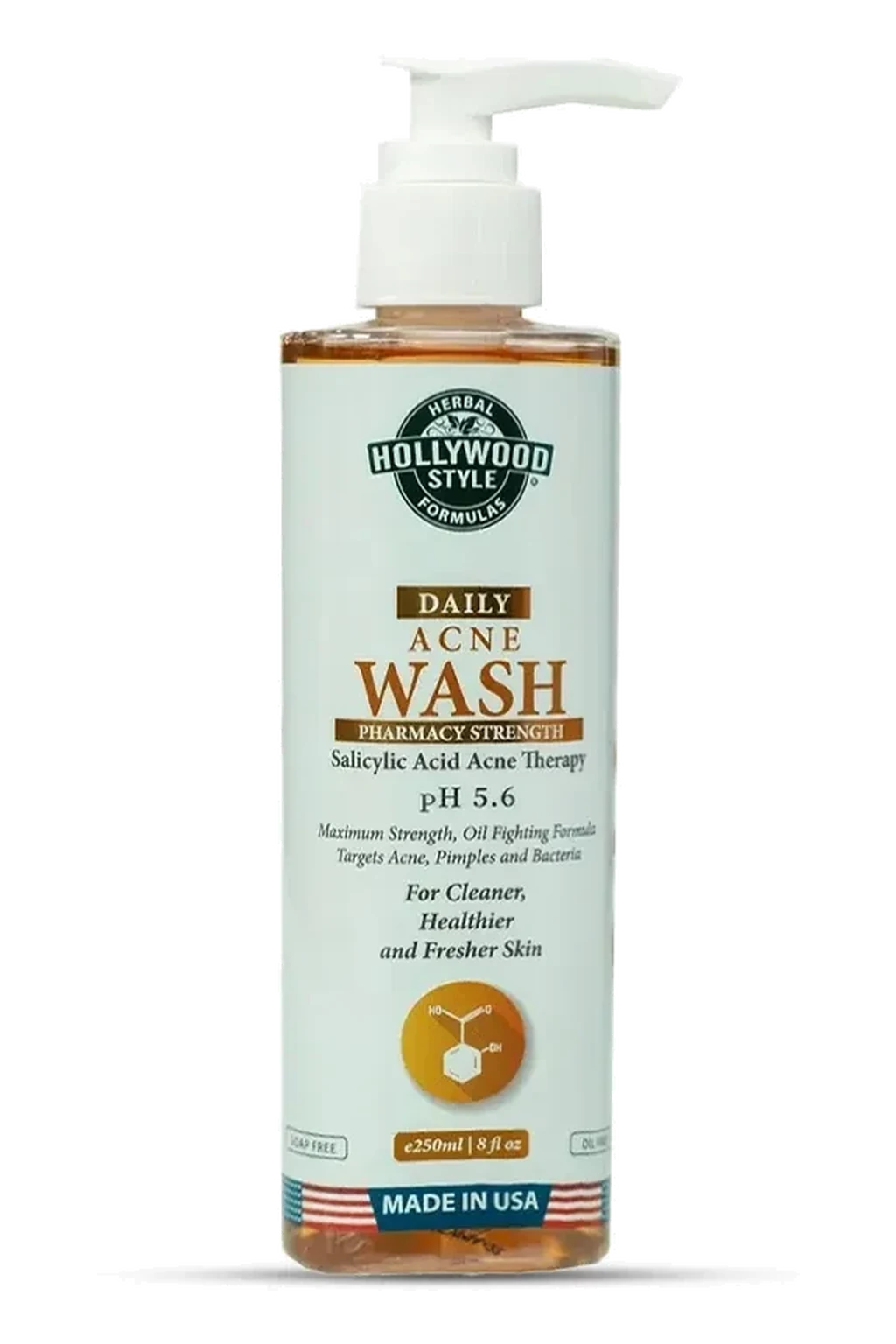 Hollywood Style FACE WASH DAILY ACNE 250ML