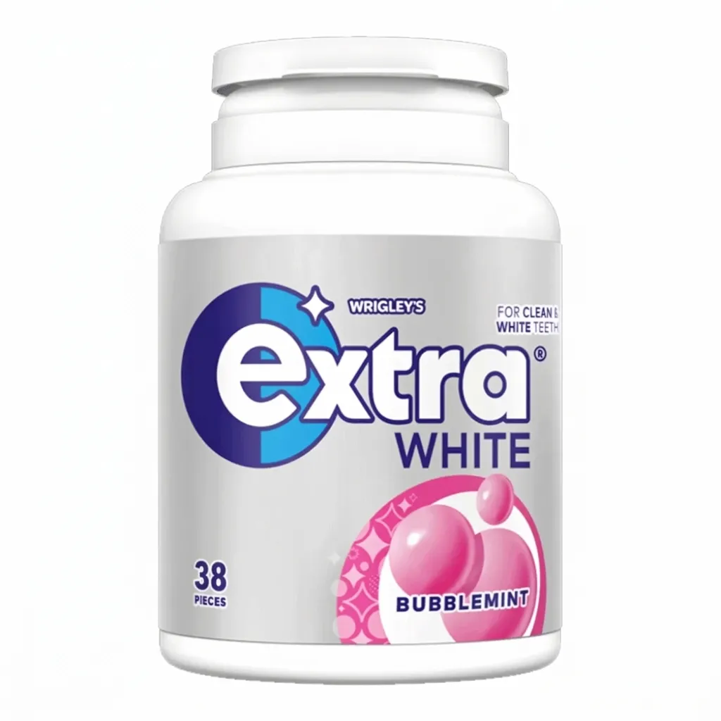 Extra Gum Jar White 38P