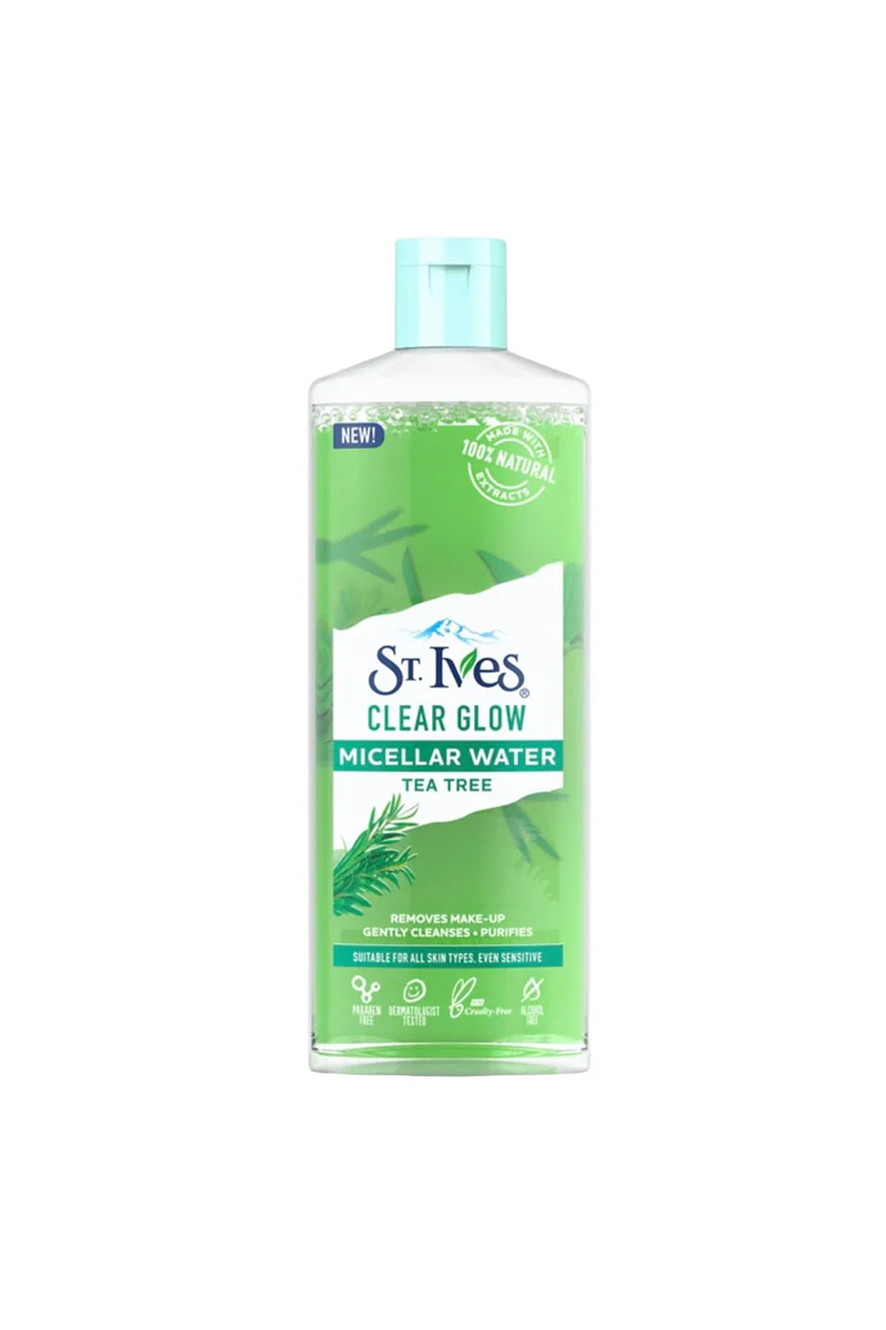 St Ives Micellar Water Clear Glow Tea Tree 400ML