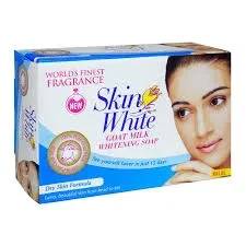 Skin White Soap Goat Blue