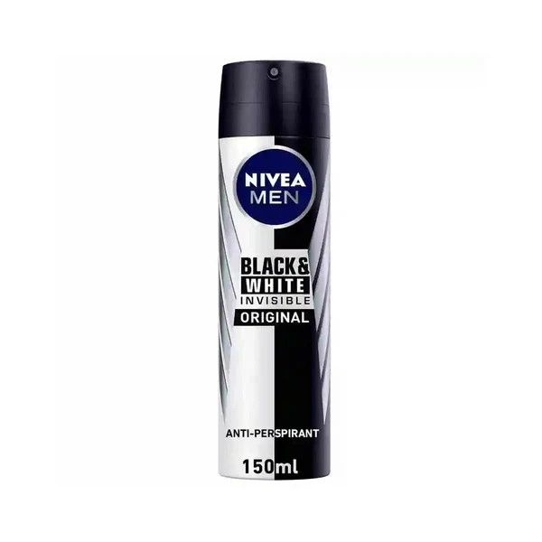 Nivea Deodorant Body Spray Men Black And White Invisible Original 150ML