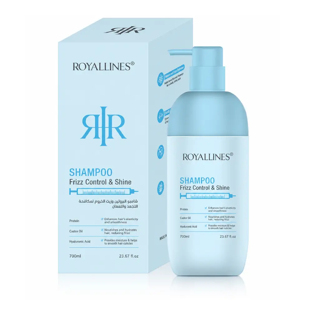 Royallines Shampoo Frizz Control And Shine 700ML