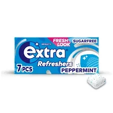 Extra Gum Refreshers Peppermint 15.6G
