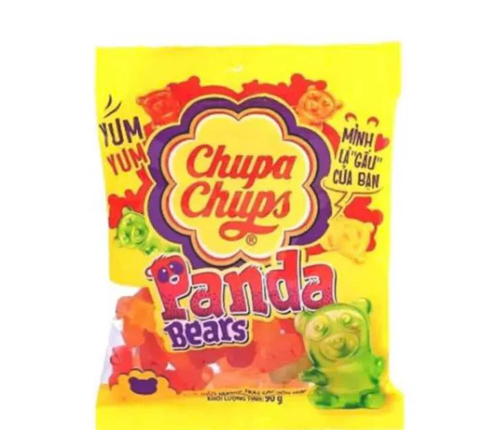 Chupa Chups Jelly Pouch Panda Bears 90G