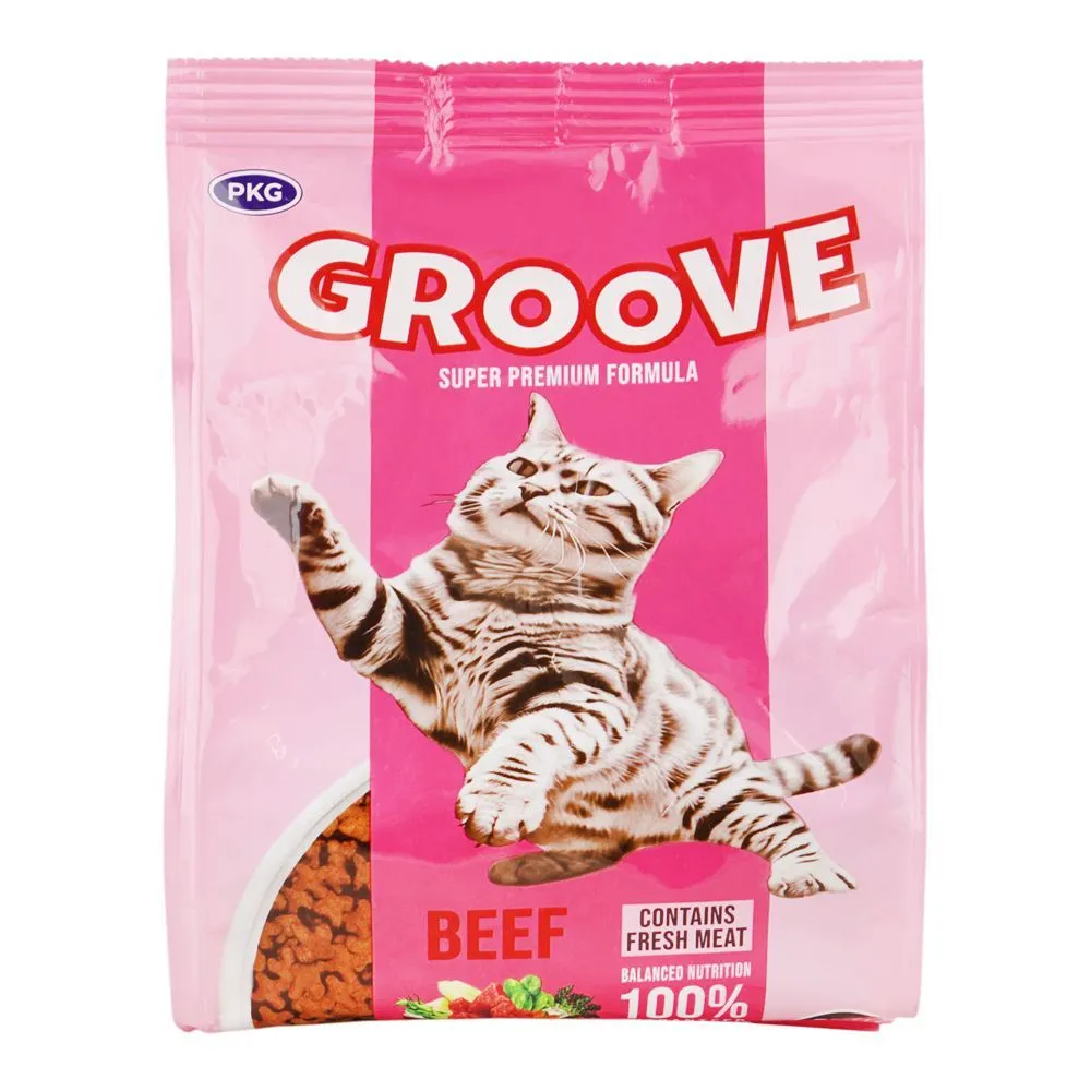 Groove Cat Food Beaf 450G