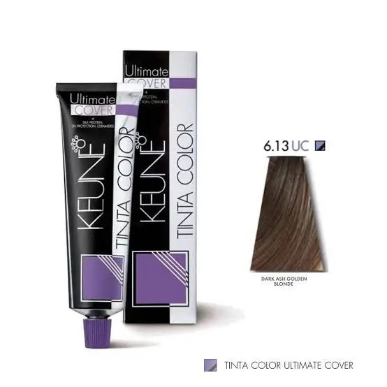 Keune Tinta Hair Color 6.13 Dark ASh Golden Blonde