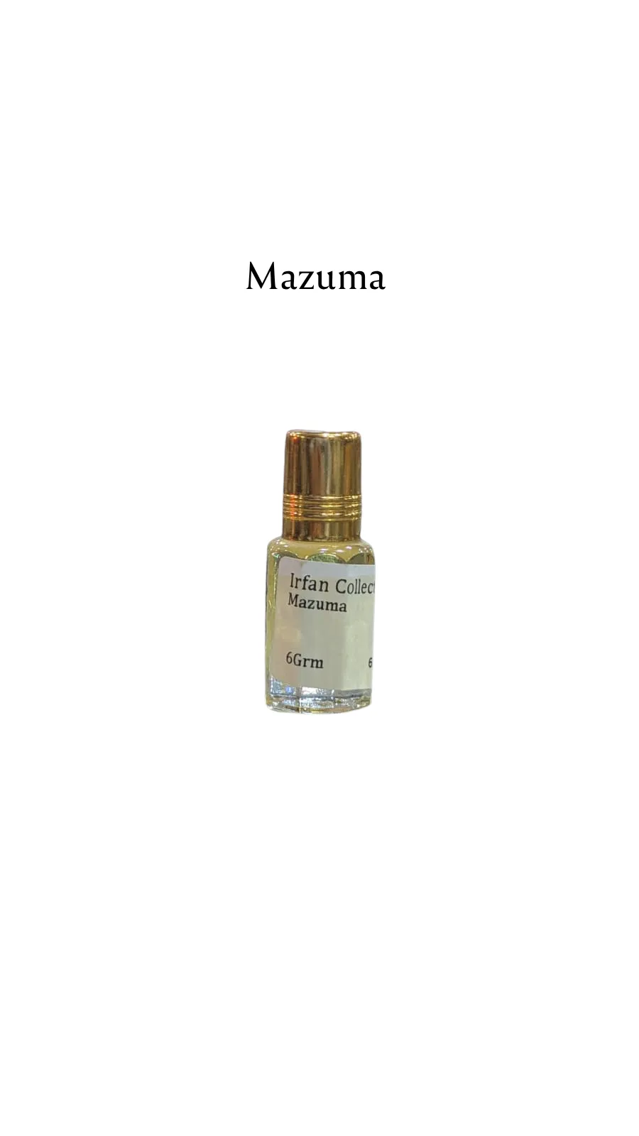 Concentrated Perfume Oil Attar Mazuma Oriental 6ML