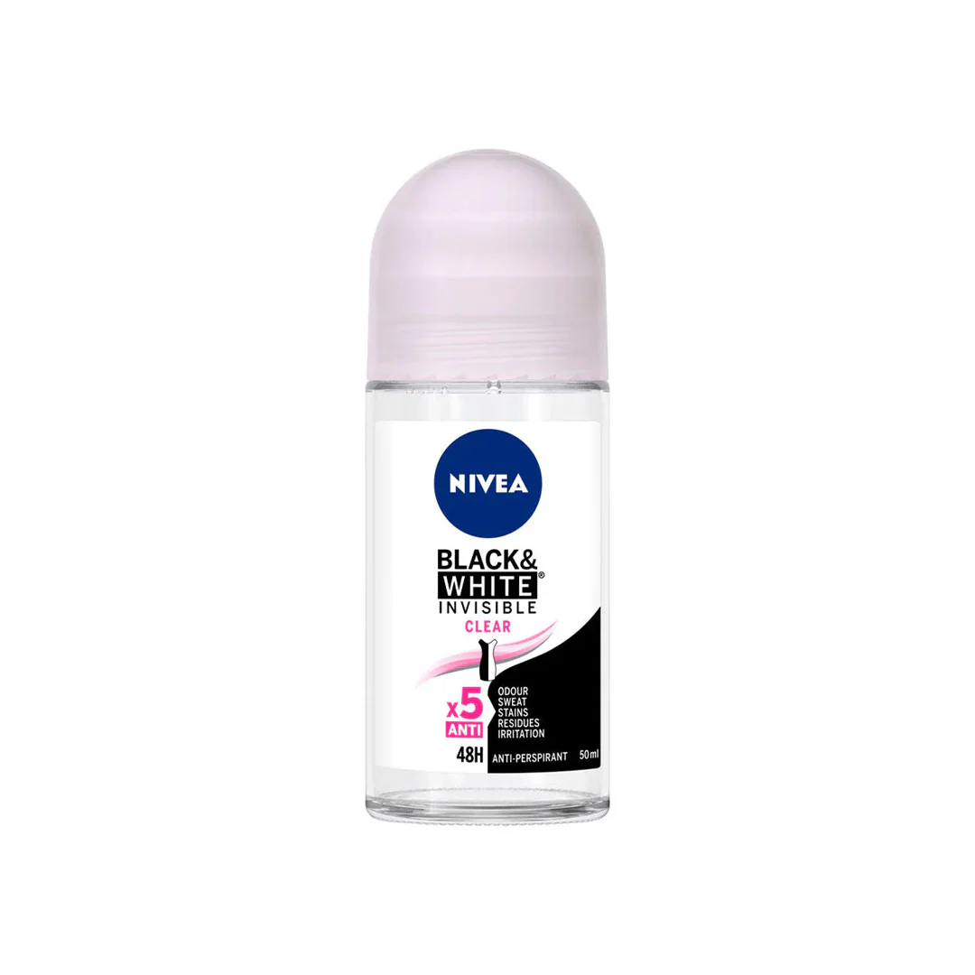 Nivea Roll On Black And White Clear 50ML